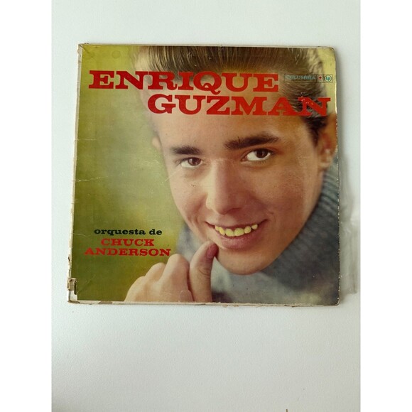 Enrique Guzman Orquesta De Chuck Anderson LP Columbia DCA 172 VG Import Mexico - Picture 1 of 7